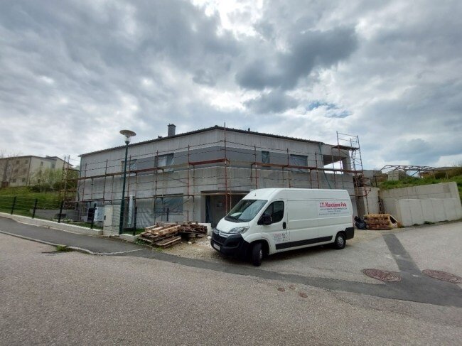 Baustelle des Ibro Topcagic I.T. Putz Baumeisterbetriebs