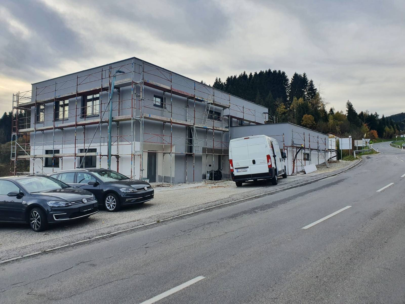 Baustelle vom Ibro Topcagic I.T. Putz Baumeisterbetrieb
