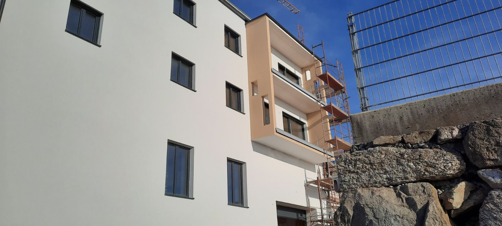 fertig verputztes Haus vom Ibro Topcagic I.T. Putz Baumeisterbetrieb